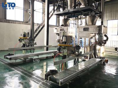 半自动水溶肥大小包装双线