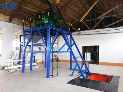 半自动掺混肥生产线