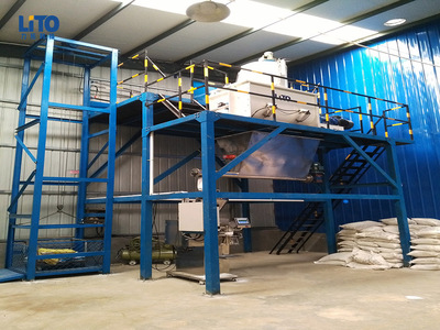 立体式半自动水溶肥生产线